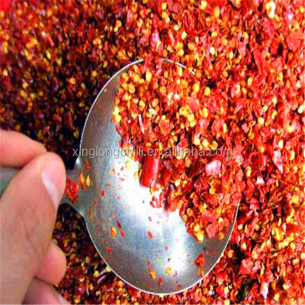l'air de 100% a séché les flocons rouges écrasés de Chili Pepper
