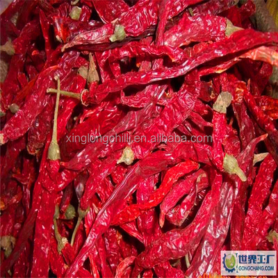 Piments séchés épicés Erjingtiao Great Taste Sachet scellé sous vide 15 cm