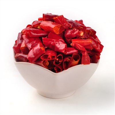 00,5-1,5 cm de longueur Chilli rouge coupé Pays d'origine