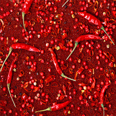 Poudre de piment épicé ingrédient essentiel dans l'emballage des sacs