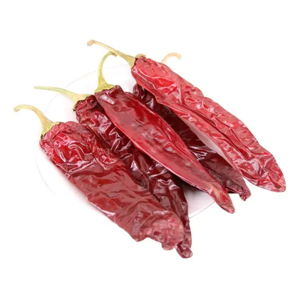 Forme de bâton Cherry rouge Guajillo Chili Grade A Taille 10-15 cm