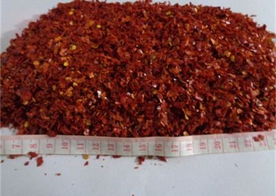 Le piment écrasé brut poivre les flocons rouges anhydres STST du Chili