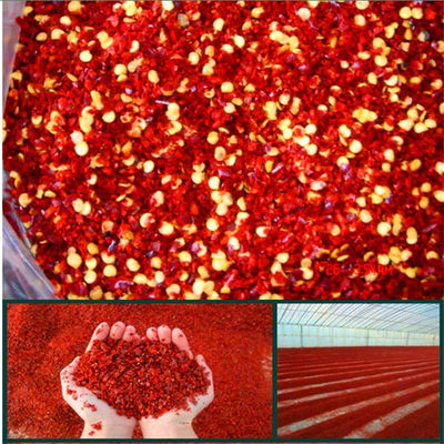 Le piment écrasé déshydraté poivre la maille rouge de 5mm Chili Flakes 8