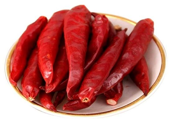 Autentiques piments rouges séchés de Tianjin piments naturels crus cueillis à la main