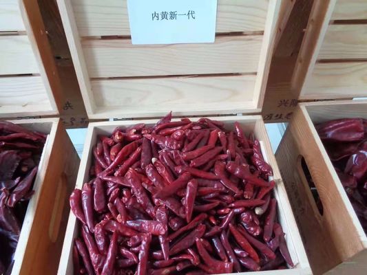 7CM ont séché la longue OIN rouge de SHU Dehydrated Tianjin Chili des piments 50000