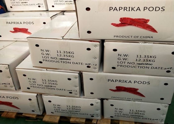 Impureté 1% max Piments secs chinois avec 100 Kcal/100g de calories