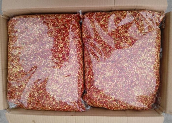 Sacs en plastique à double emballement intérieur moulu poivre rouge au profil de saveur audacieuse