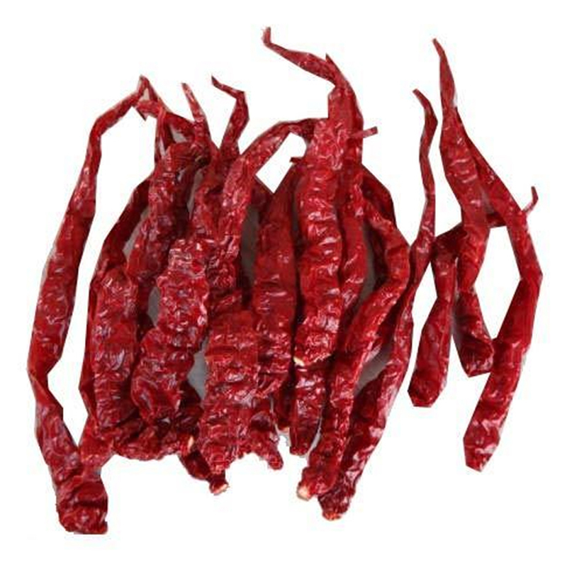 Additif alimentaire Poivrons de paprika séchés à l'air avec tige pour extraction du pigment de couleur 10-20 cm