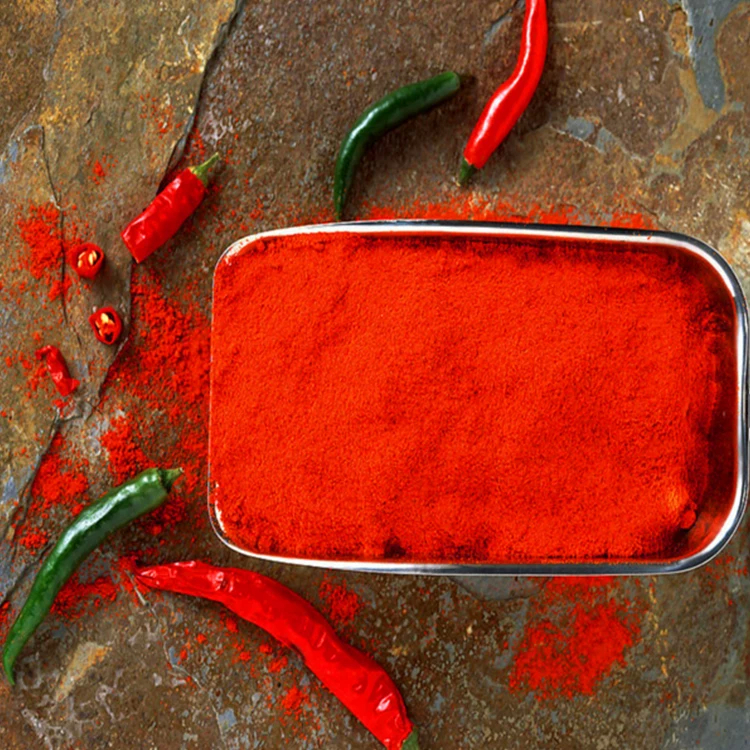 Arôme épicé Poudre de poivre de chili ASTA 120 Durée de conservation 12 mois Méthode de stockage Lieu sec et frais
