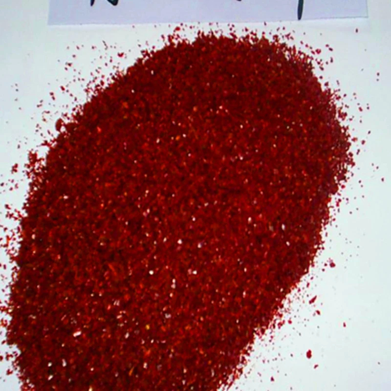 Extraction de pigments de couleur déshydratés des flocons de piment rouge
