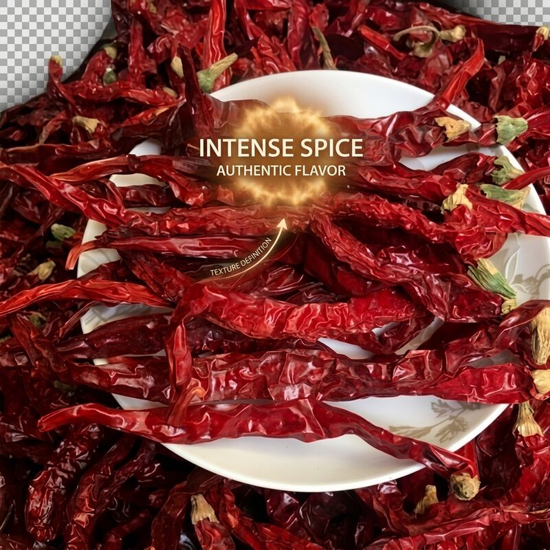 Piments rouges séchés doux courts naturels séchés au soleil 3-5cm petits piments 5000-10000SHU qualité exportation vente en gros en vrac