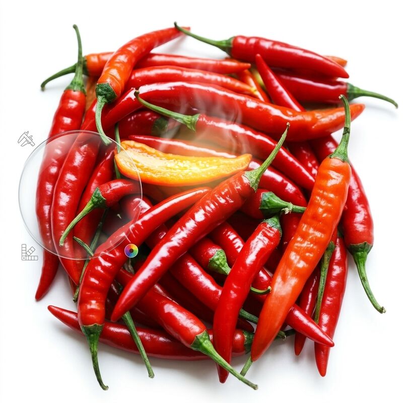 Piments rouges séchés à l'arôme piquant, parfumés et forts, gousses entières 4-7 cm, 5000-20000 SHU, qualité export en vrac